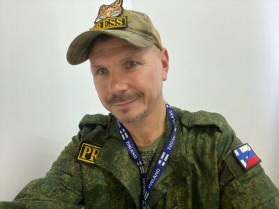 Лебедєв в російські формі. Фото з соцмереж. 2025 рік 