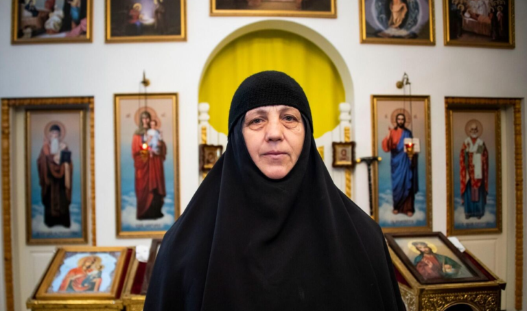 Клісфенія, монахиня-колаборантка. Фото з російських медіа. березень 2024 року