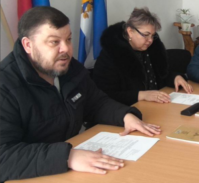 Колаборнатт Дмітрій Толчеєв на зборах сільгосп виробників. Фот оз російських джерел. Лютий 2026 року. 